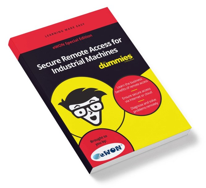 Nuevo libro: Acceso remoto seguro a máquinas industriales para tontos ( Secure Remote Access for Industrial Machines for Dummies )